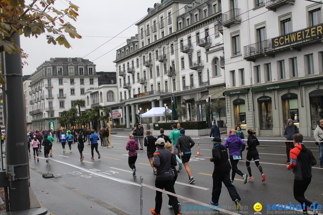 Swiss City Marathon: Lucerne Luzern Schweiz Switzerland, 28.10.2018