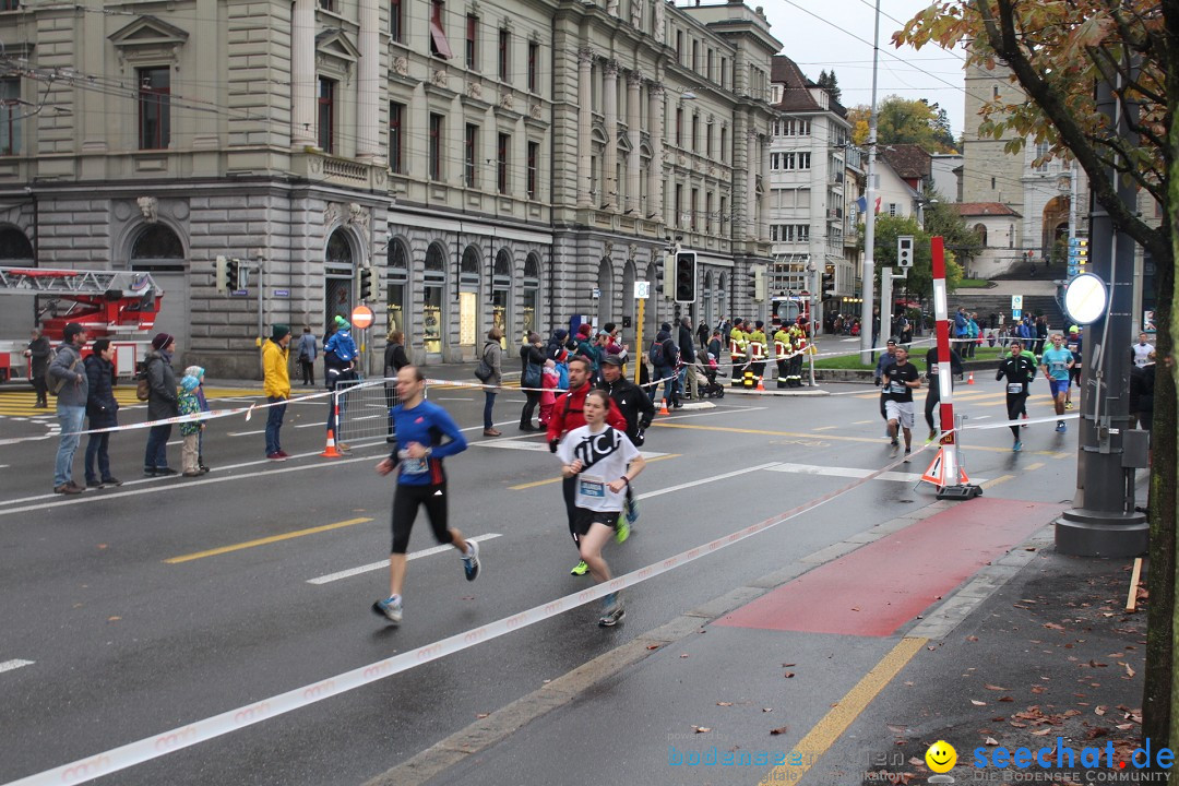 Swiss City Marathon: Lucerne Luzern Schweiz Switzerland, 28.10.2018