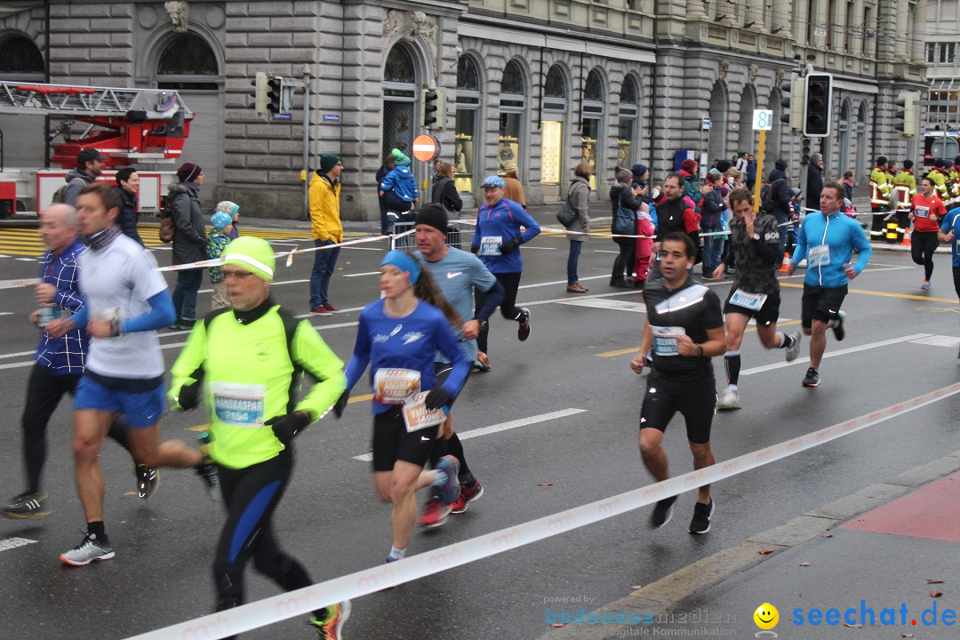 Swiss City Marathon: Lucerne Luzern Schweiz Switzerland, 28.10.2018