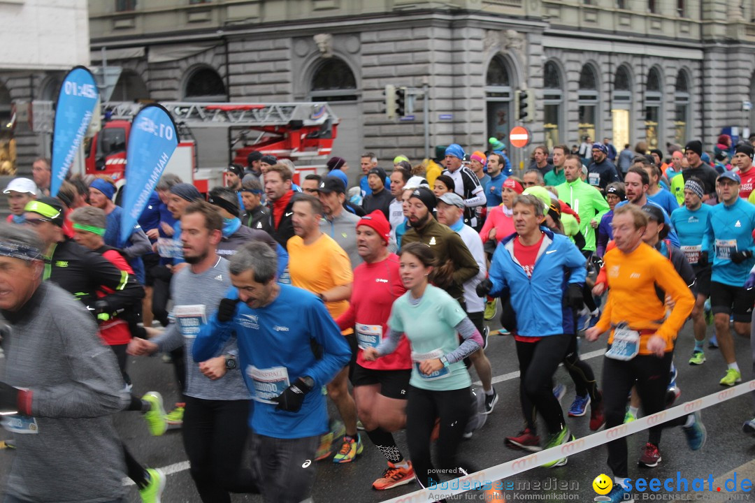 Swiss City Marathon: Lucerne Luzern Schweiz Switzerland, 28.10.2018