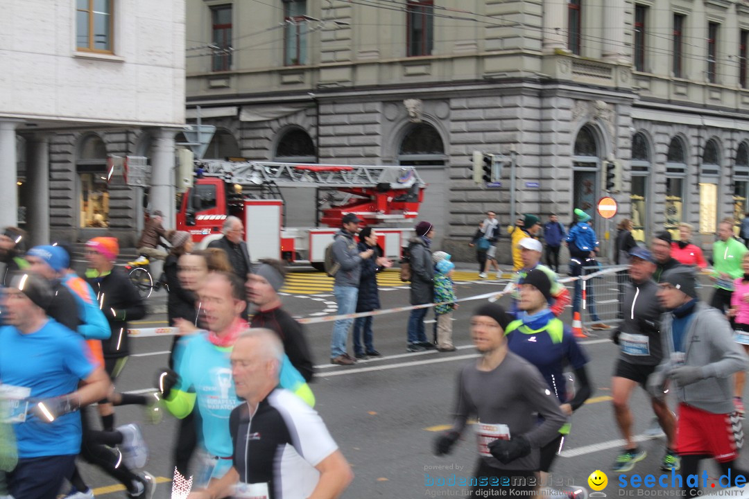 Swiss City Marathon: Lucerne Luzern Schweiz Switzerland, 28.10.2018