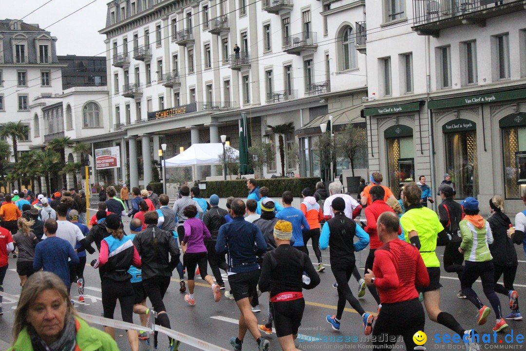 Swiss City Marathon: Lucerne Luzern Schweiz Switzerland, 28.10.2018