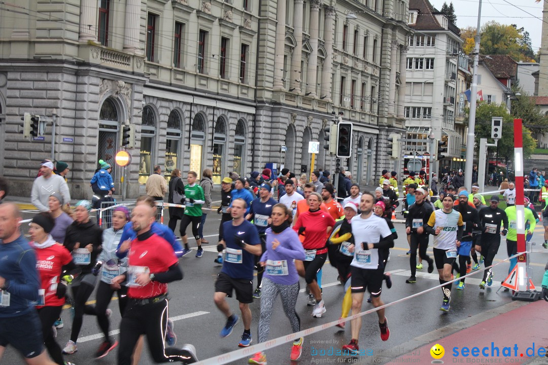 Swiss City Marathon: Lucerne Luzern Schweiz Switzerland, 28.10.2018