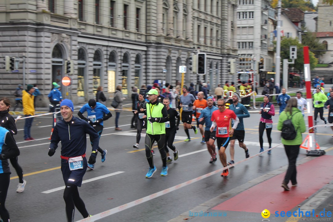 Swiss City Marathon: Lucerne Luzern Schweiz Switzerland, 28.10.2018