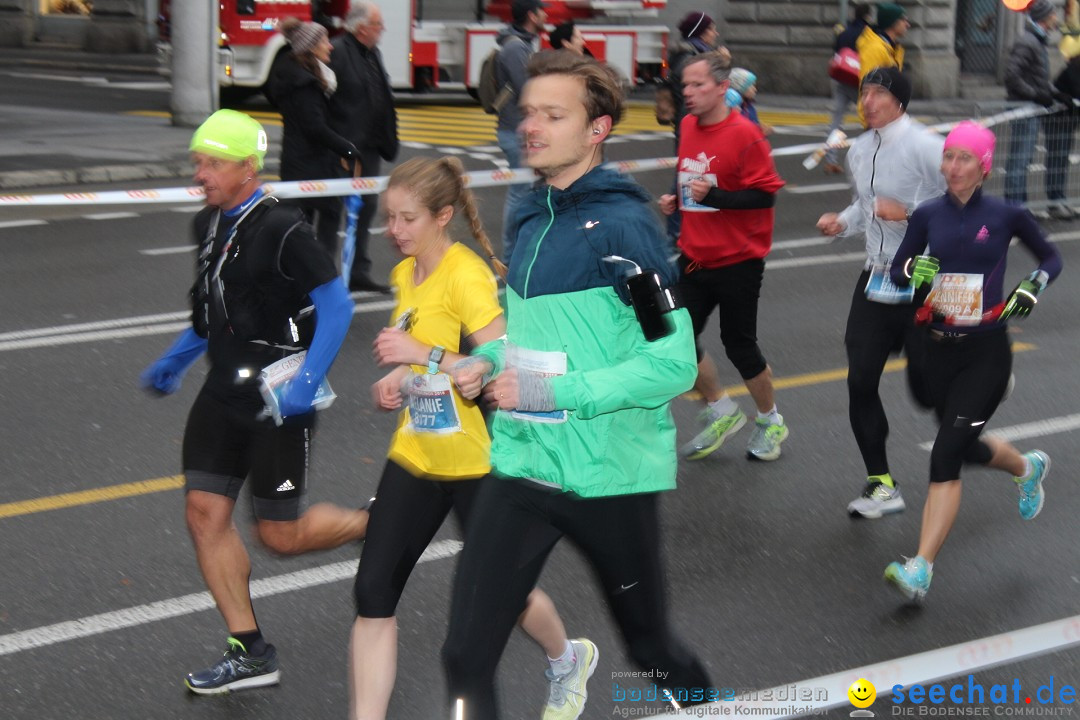 Swiss City Marathon: Lucerne Luzern Schweiz Switzerland, 28.10.2018