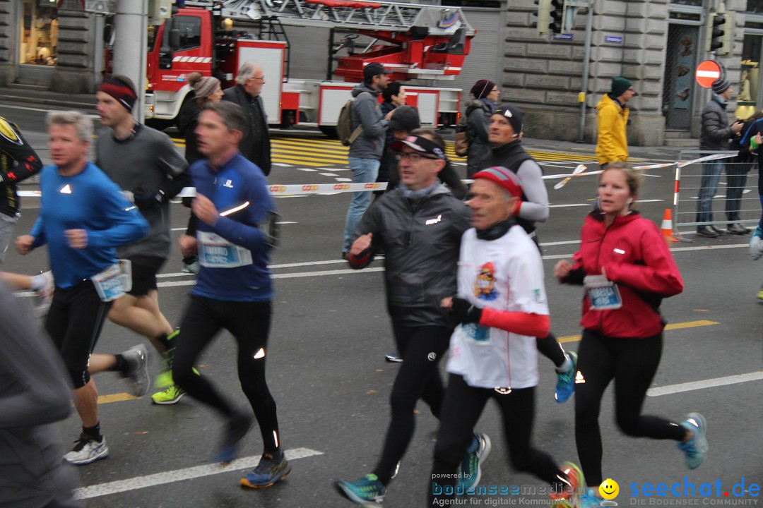 Swiss City Marathon: Lucerne Luzern Schweiz Switzerland, 28.10.2018