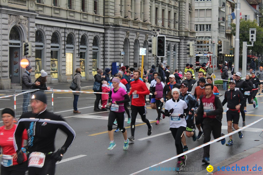 Swiss City Marathon: Lucerne Luzern Schweiz Switzerland, 28.10.2018