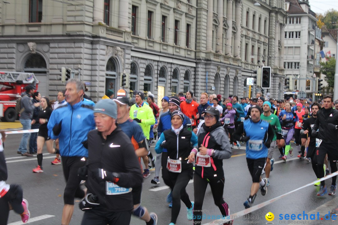 Swiss City Marathon: Lucerne Luzern Schweiz Switzerland, 28.10.2018