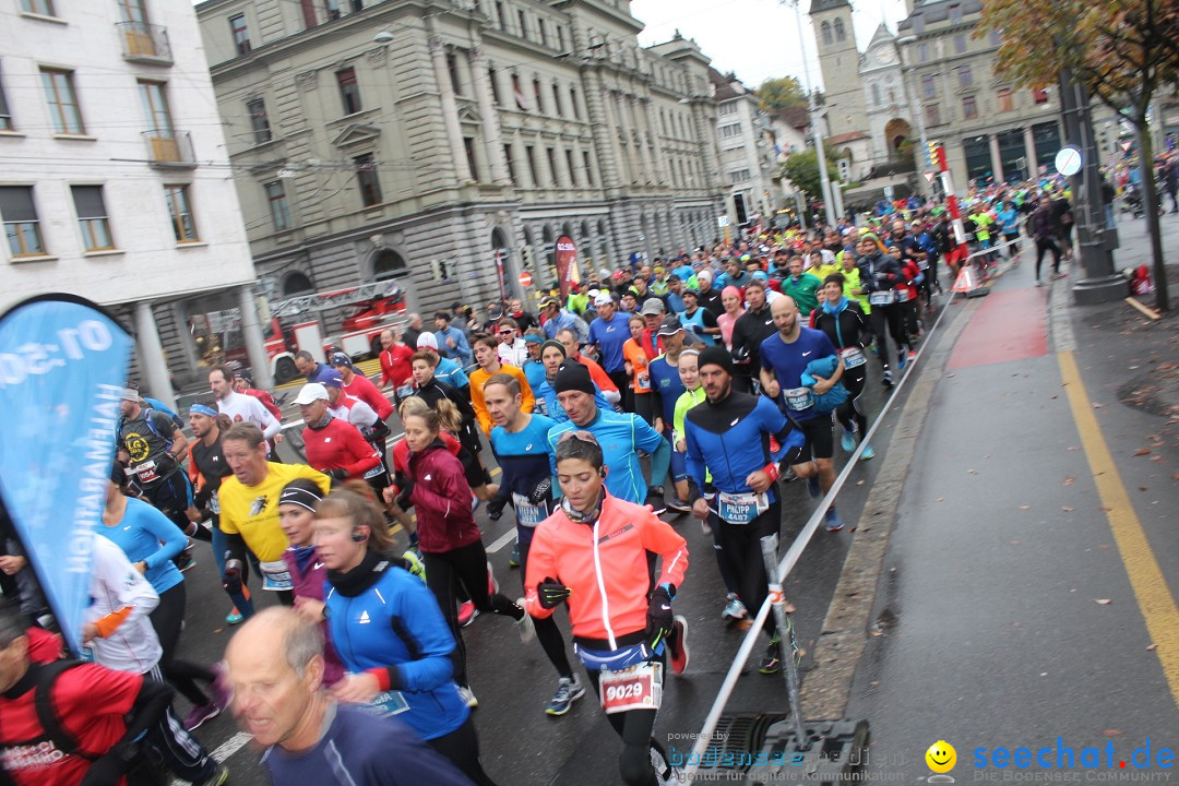 Swiss City Marathon: Lucerne Luzern Schweiz Switzerland, 28.10.2018