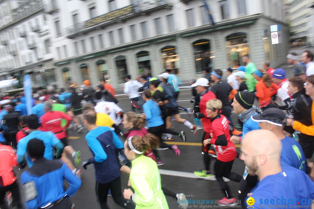 Swiss City Marathon: Lucerne Luzern Schweiz Switzerland, 28.10.2018