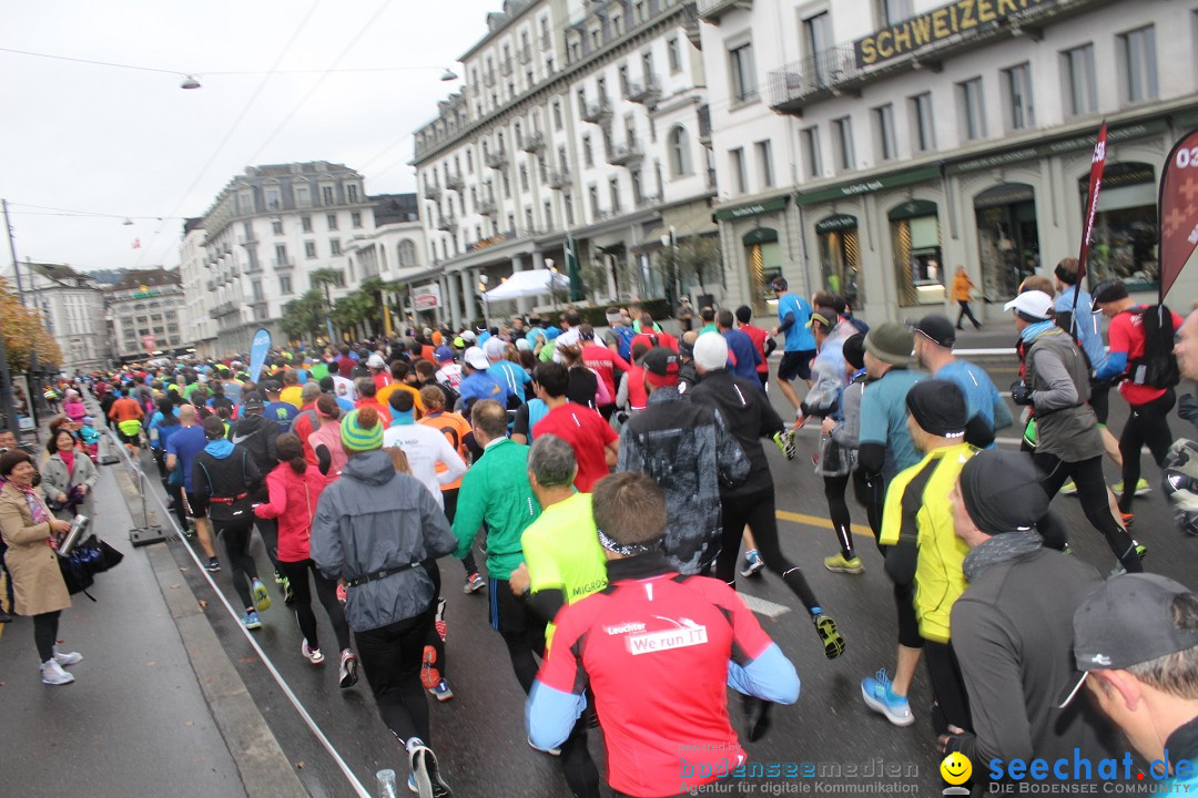 Swiss City Marathon: Lucerne Luzern Schweiz Switzerland, 28.10.2018