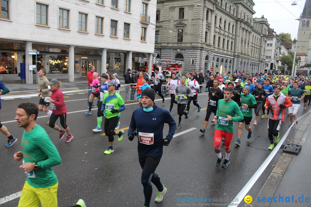 Swiss City Marathon: Lucerne Luzern Schweiz Switzerland, 28.10.2018