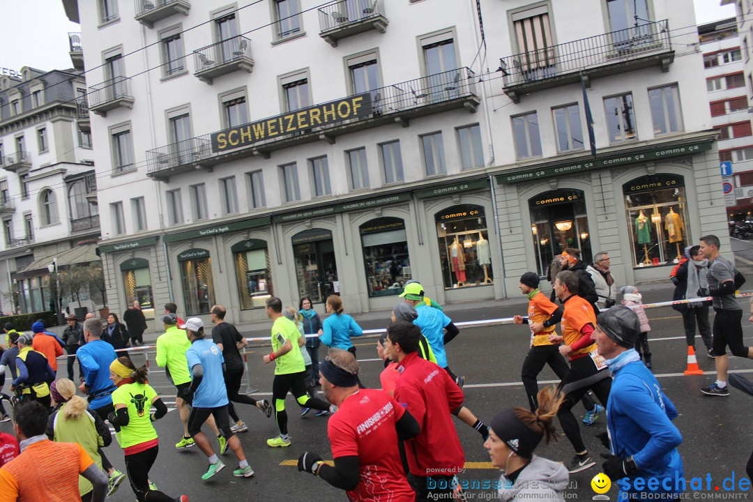 Swiss City Marathon: Lucerne Luzern Schweiz Switzerland, 28.10.2018