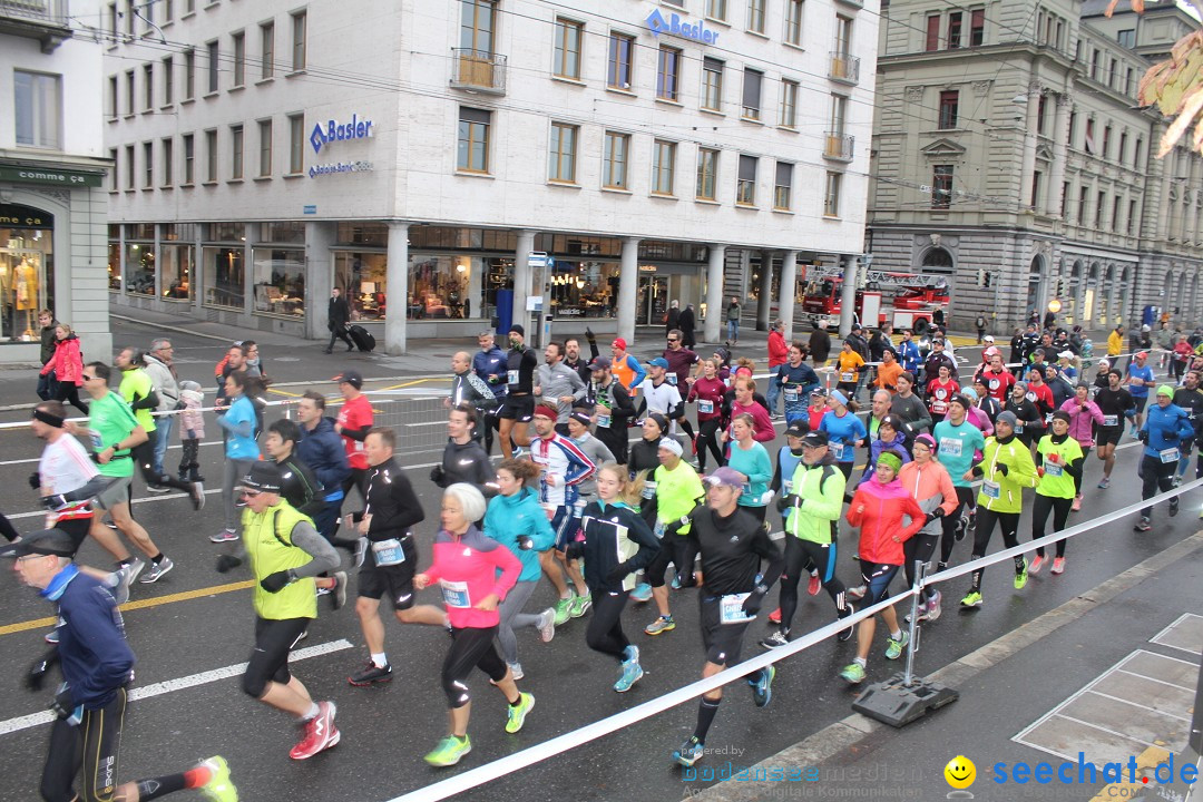 Swiss City Marathon: Lucerne Luzern Schweiz Switzerland, 28.10.2018