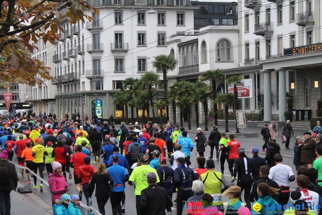 Swiss City Marathon: Lucerne Luzern Schweiz Switzerland, 28.10.2018