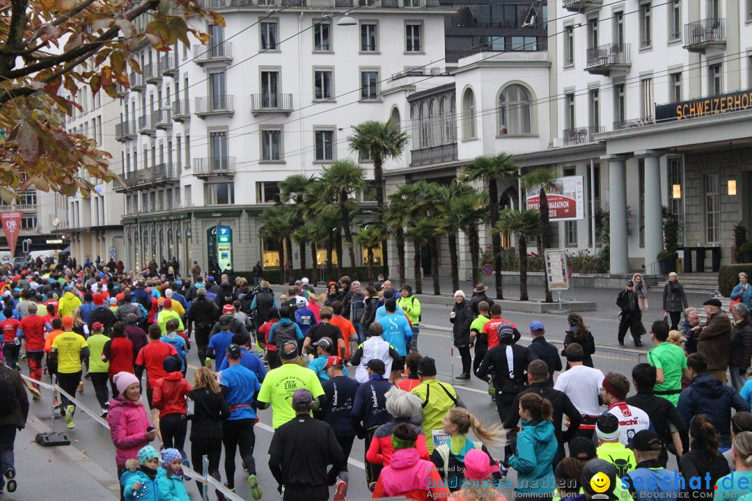 Swiss City Marathon: Lucerne Luzern Schweiz Switzerland, 28.10.2018