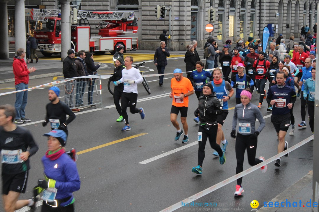 Swiss City Marathon: Lucerne Luzern Schweiz Switzerland, 28.10.2018