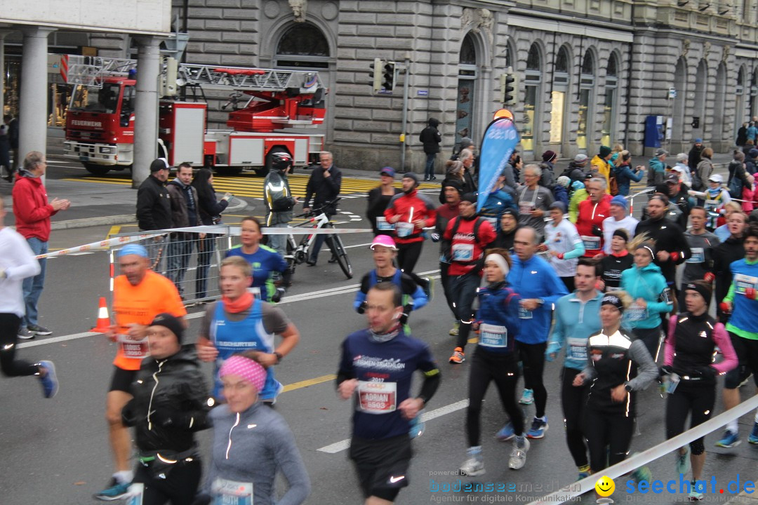 Swiss City Marathon: Lucerne Luzern Schweiz Switzerland, 28.10.2018