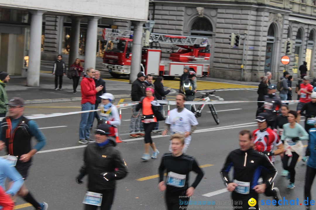 Swiss City Marathon: Lucerne Luzern Schweiz Switzerland, 28.10.2018