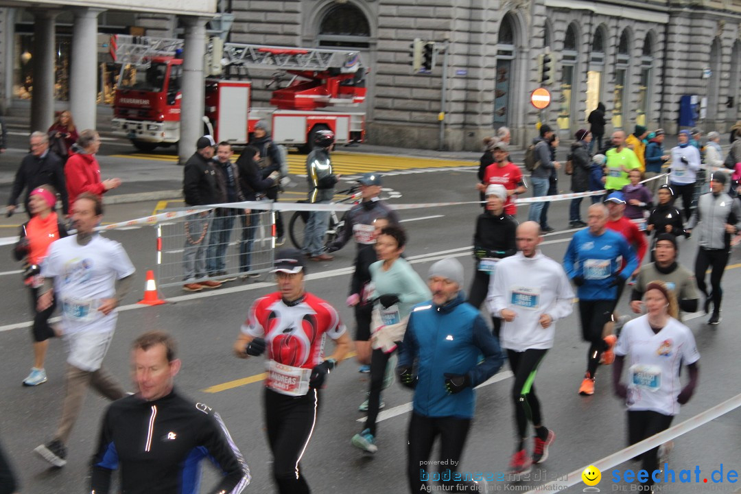 Swiss City Marathon: Lucerne Luzern Schweiz Switzerland, 28.10.2018