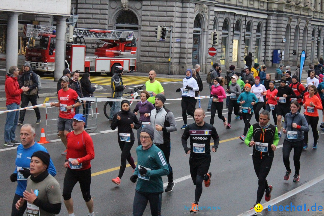 Swiss City Marathon: Lucerne Luzern Schweiz Switzerland, 28.10.2018