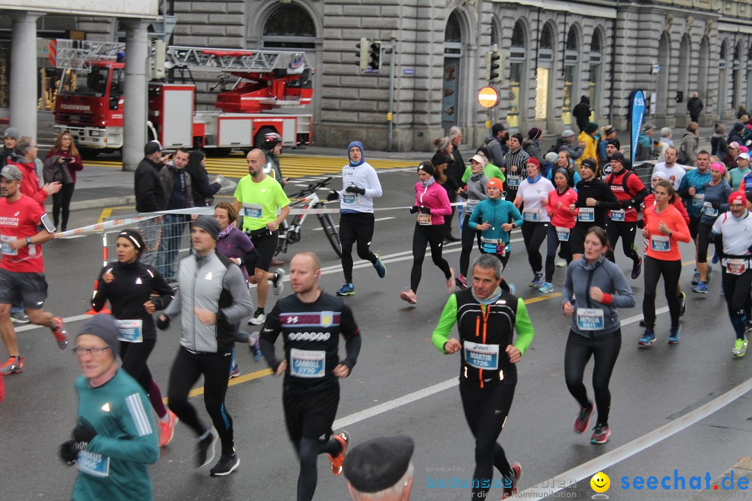 Swiss City Marathon: Lucerne Luzern Schweiz Switzerland, 28.10.2018