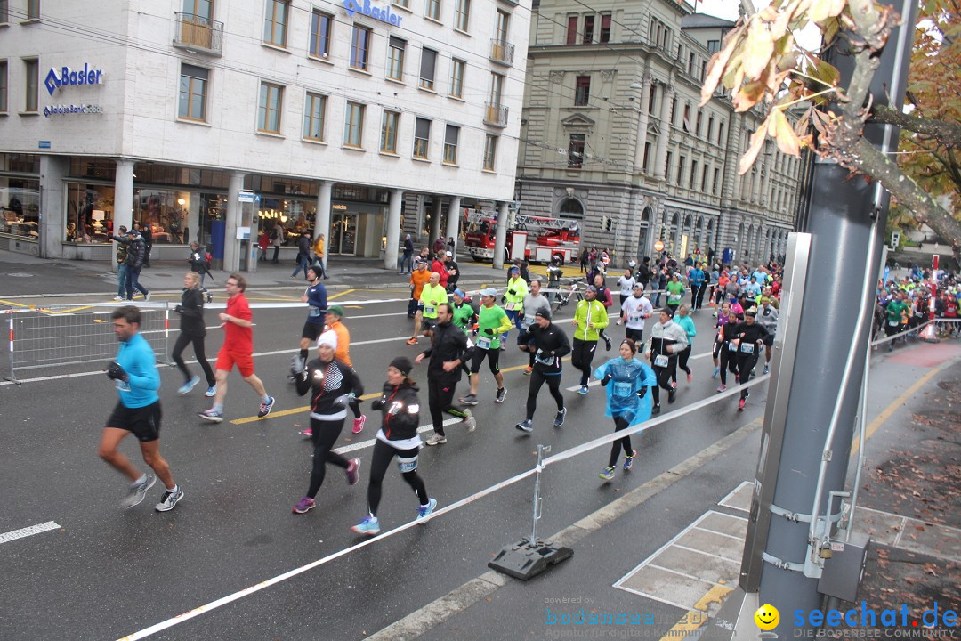 Swiss City Marathon: Lucerne Luzern Schweiz Switzerland, 28.10.2018