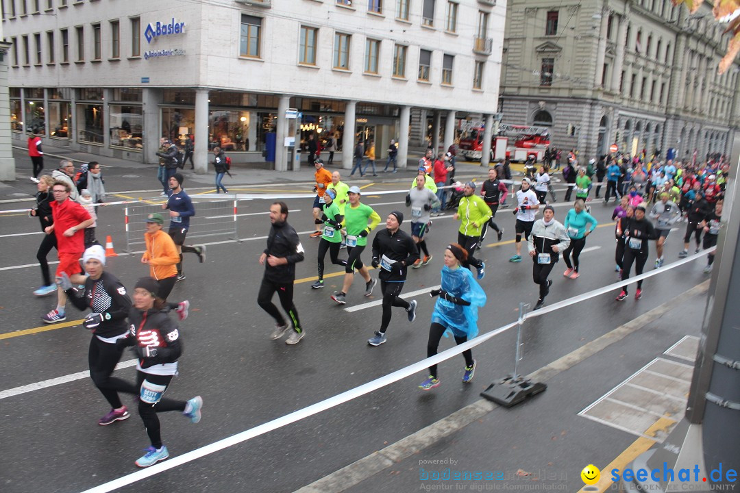 Swiss City Marathon: Lucerne Luzern Schweiz Switzerland, 28.10.2018