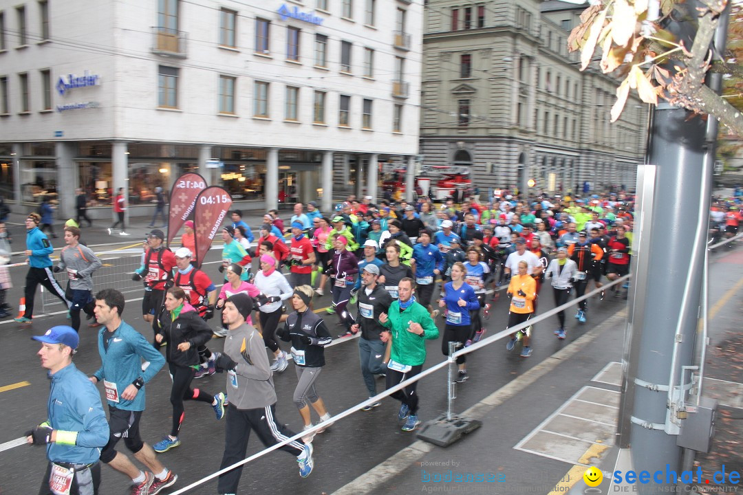 Swiss City Marathon: Lucerne Luzern Schweiz Switzerland, 28.10.2018