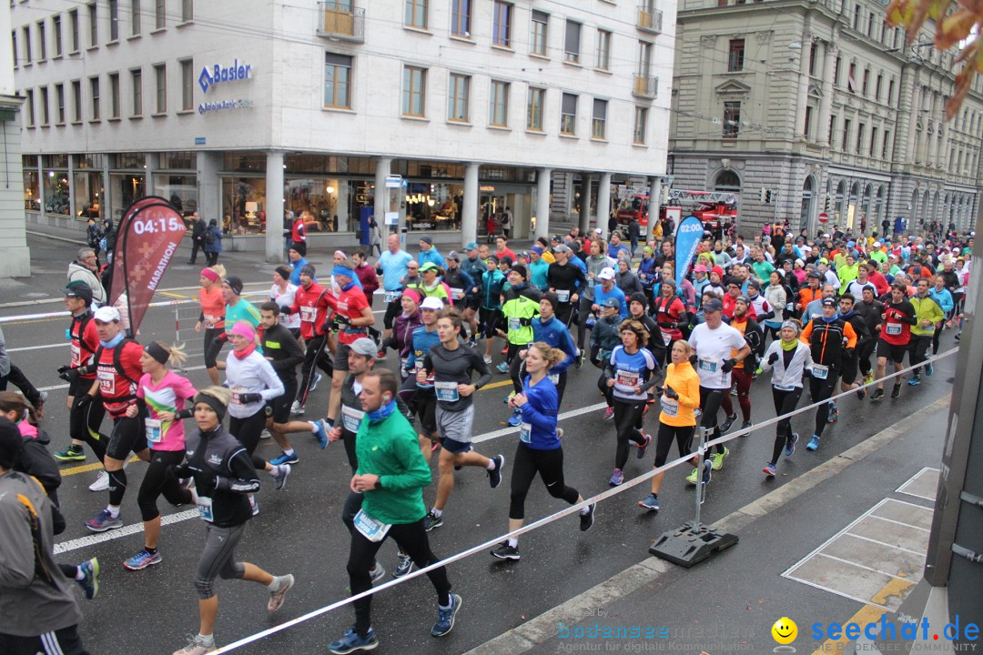 Swiss City Marathon: Lucerne Luzern Schweiz Switzerland, 28.10.2018