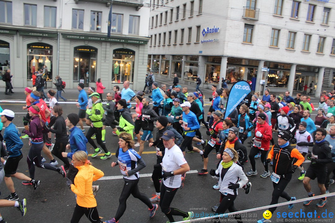 Swiss City Marathon: Lucerne Luzern Schweiz Switzerland, 28.10.2018