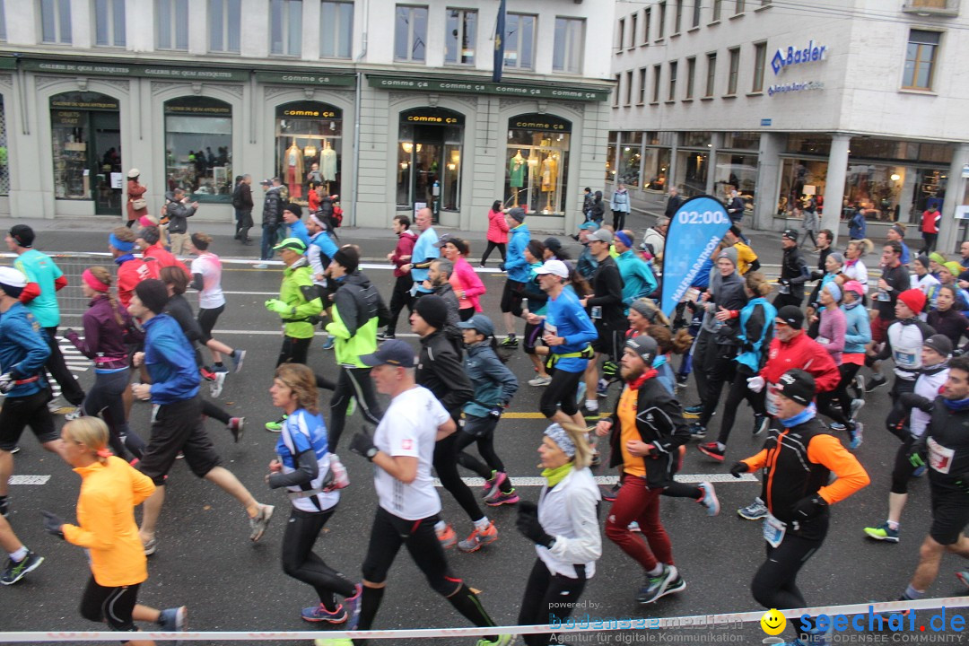 Swiss City Marathon: Lucerne Luzern Schweiz Switzerland, 28.10.2018