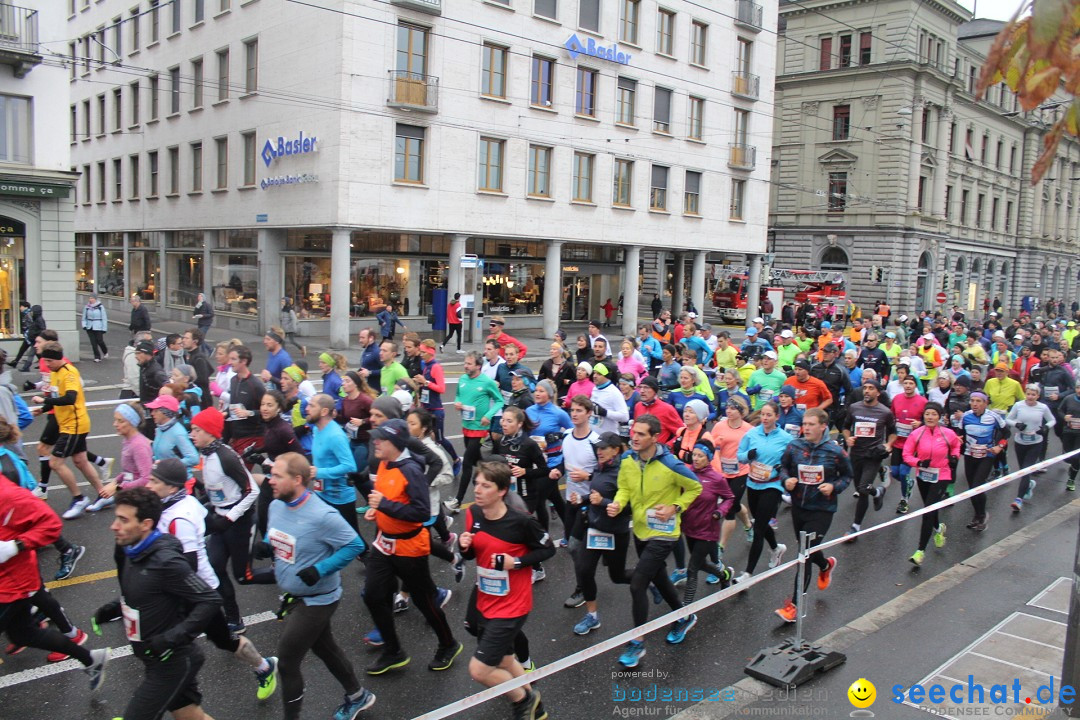 Swiss City Marathon: Lucerne Luzern Schweiz Switzerland, 28.10.2018