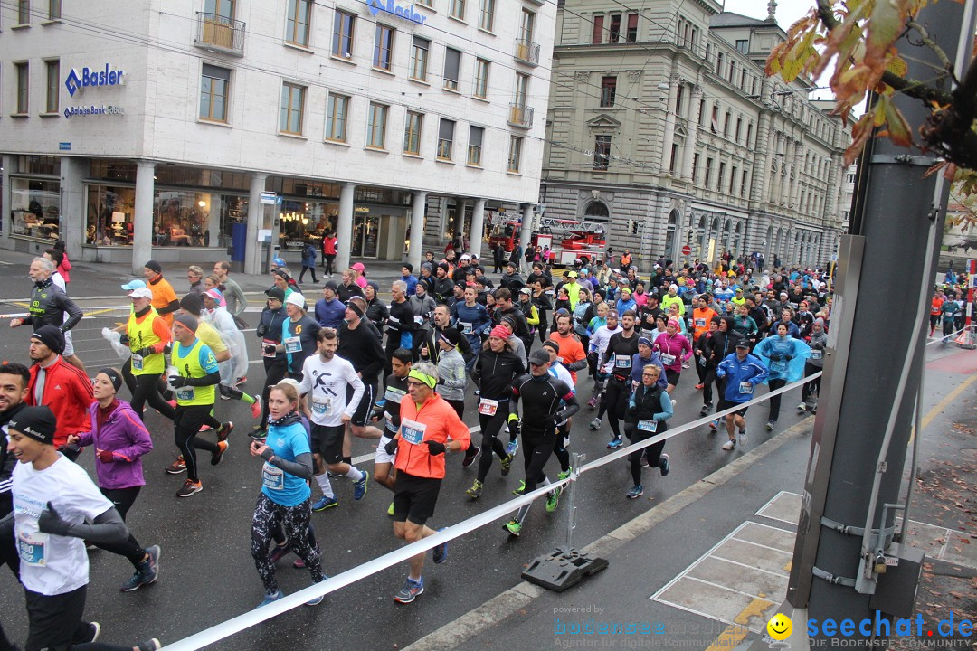 Swiss City Marathon: Lucerne Luzern Schweiz Switzerland, 28.10.2018