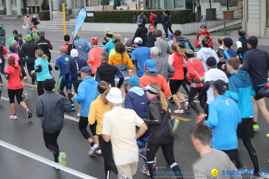 Swiss City Marathon: Lucerne Luzern Schweiz Switzerland, 28.10.2018