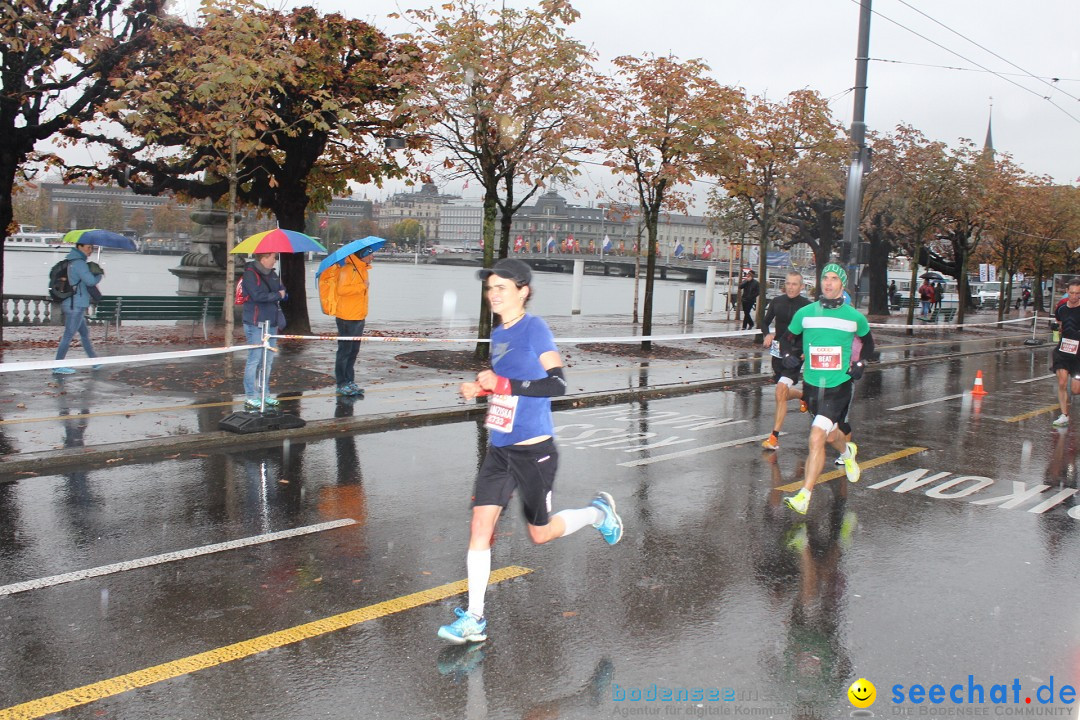 Swiss City Marathon: Lucerne Luzern Schweiz Switzerland, 28.10.2018