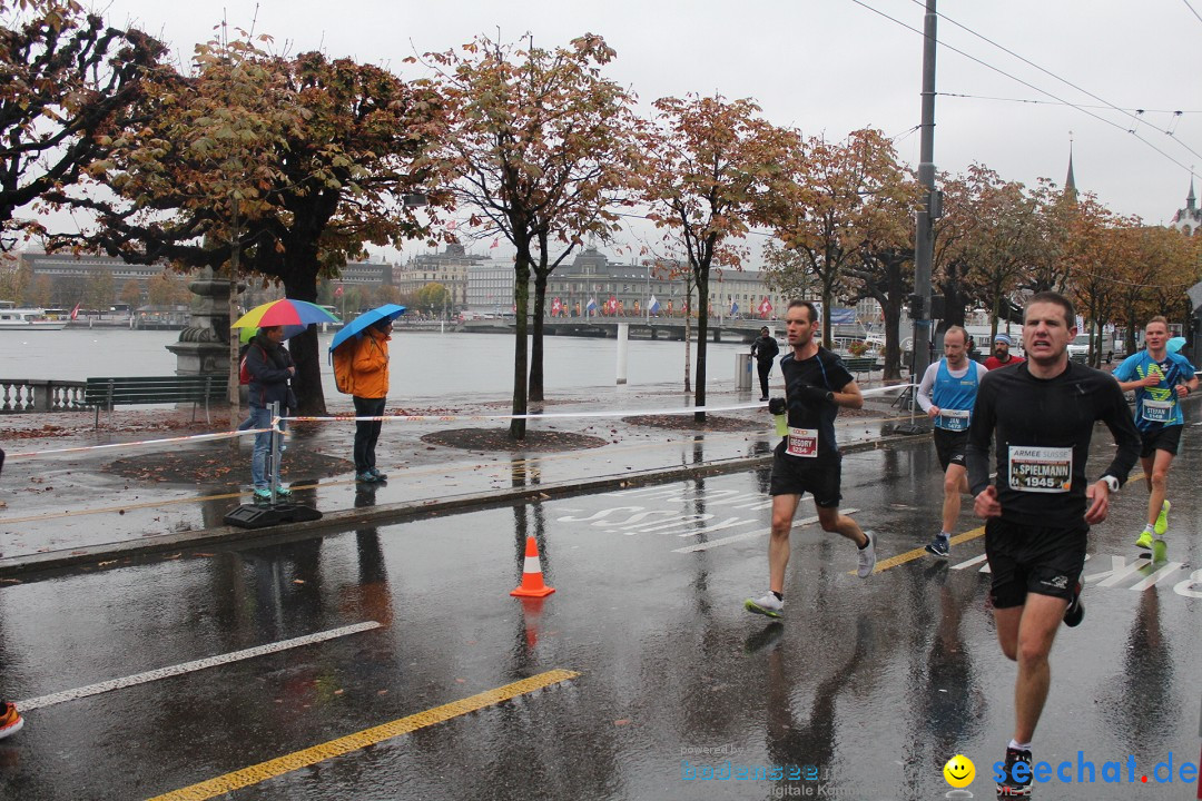 Swiss City Marathon: Lucerne Luzern Schweiz Switzerland, 28.10.2018