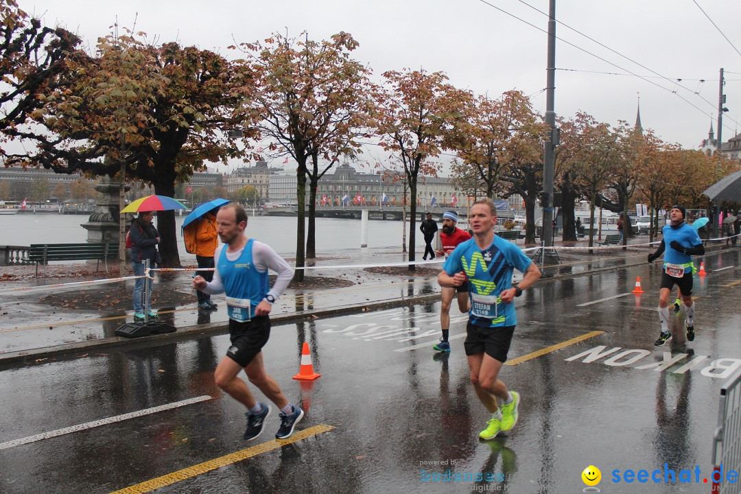 Swiss City Marathon: Lucerne Luzern Schweiz Switzerland, 28.10.2018