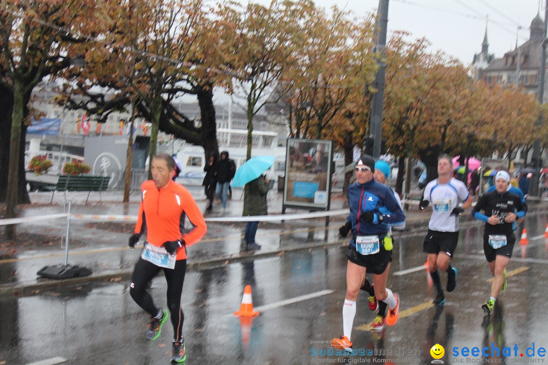 Swiss City Marathon: Lucerne Luzern Schweiz Switzerland, 28.10.2018