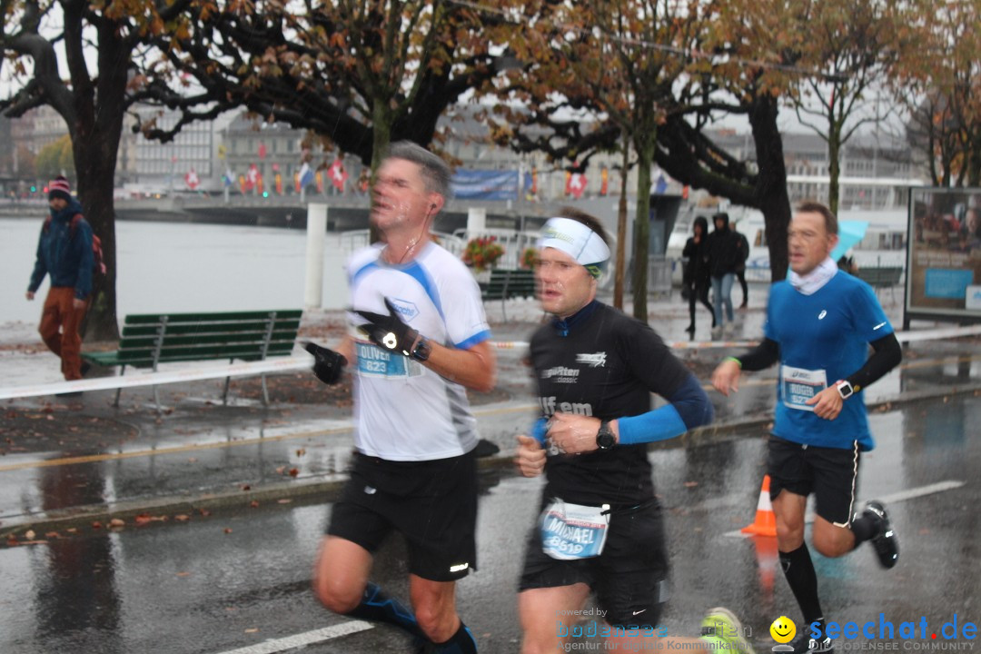 Swiss City Marathon: Lucerne Luzern Schweiz Switzerland, 28.10.2018