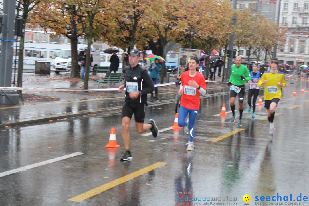 Swiss City Marathon: Lucerne Luzern Schweiz Switzerland, 28.10.2018