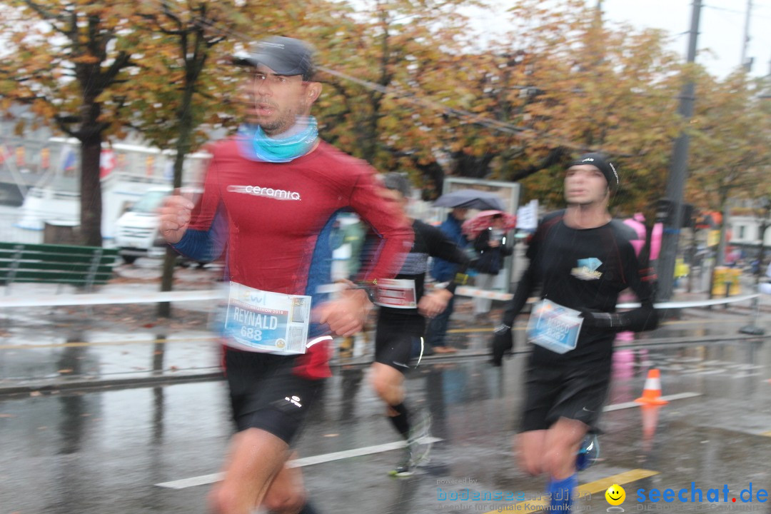 Swiss City Marathon: Lucerne Luzern Schweiz Switzerland, 28.10.2018