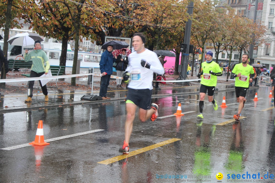 Swiss City Marathon: Lucerne Luzern Schweiz Switzerland, 28.10.2018