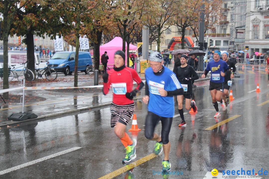 Swiss City Marathon: Lucerne Luzern Schweiz Switzerland, 28.10.2018