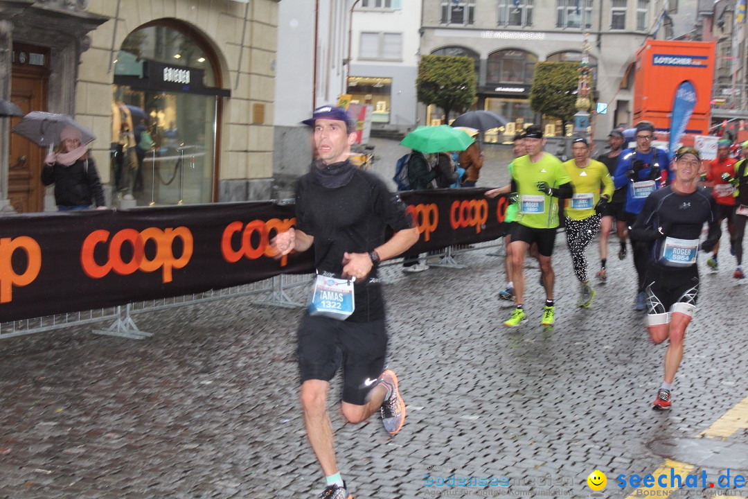 Swiss City Marathon: Lucerne Luzern Schweiz Switzerland, 28.10.2018