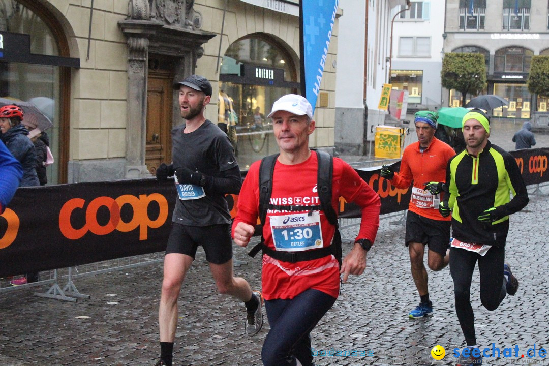 Swiss City Marathon: Lucerne Luzern Schweiz Switzerland, 28.10.2018