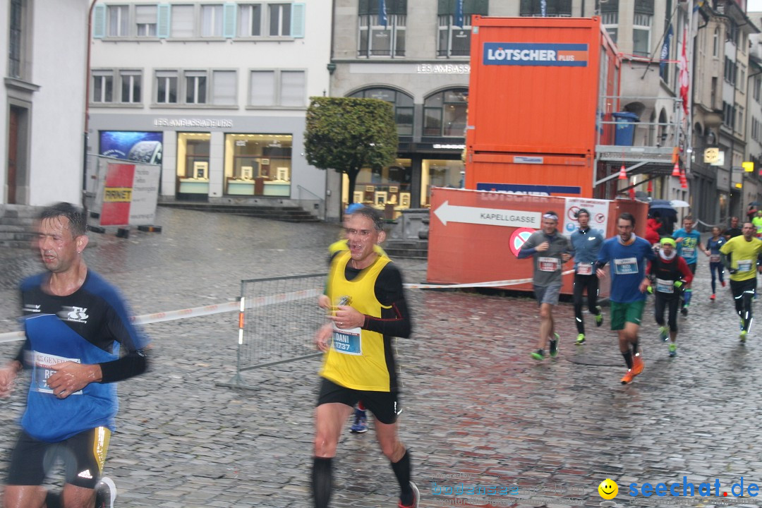 Swiss City Marathon: Lucerne Luzern Schweiz Switzerland, 28.10.2018