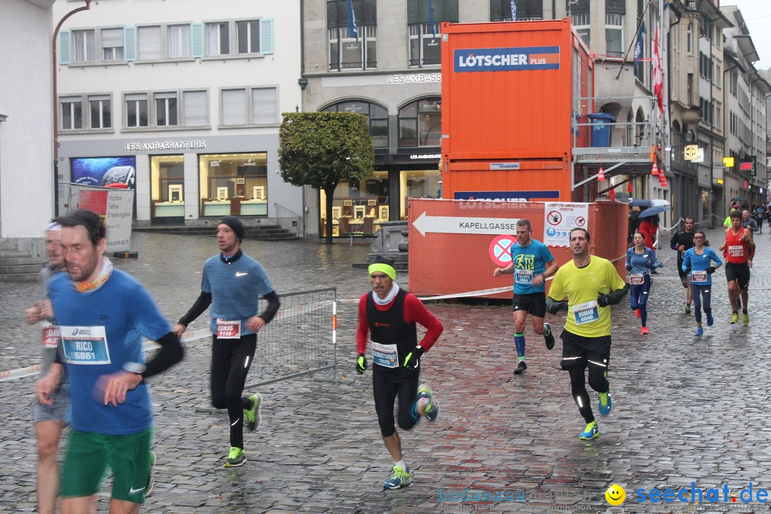 Swiss City Marathon: Lucerne Luzern Schweiz Switzerland, 28.10.2018