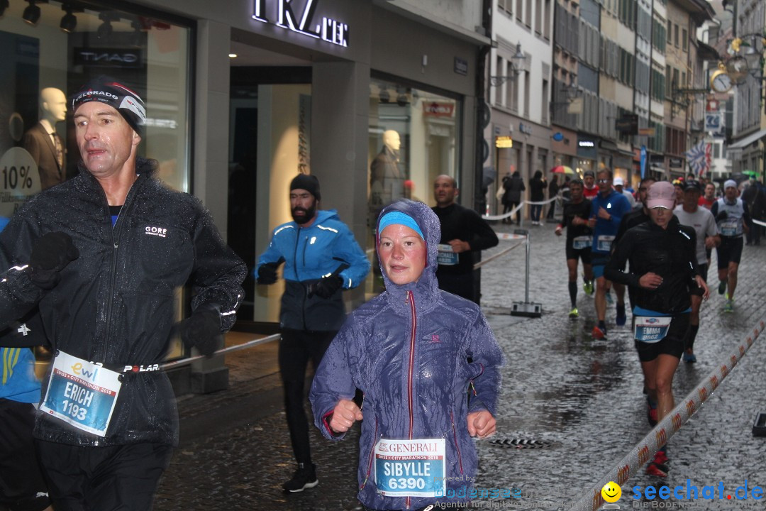 Swiss City Marathon: Lucerne Luzern Schweiz Switzerland, 28.10.2018