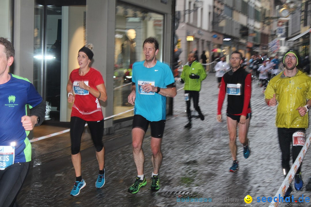 Swiss City Marathon: Lucerne Luzern Schweiz Switzerland, 28.10.2018